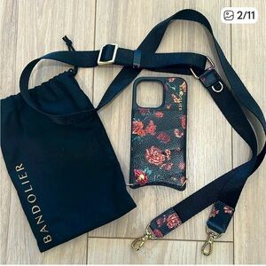 Bandolier Black Strap with Gold Accents